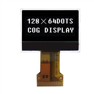 Monochrome LCD Display with Backlight